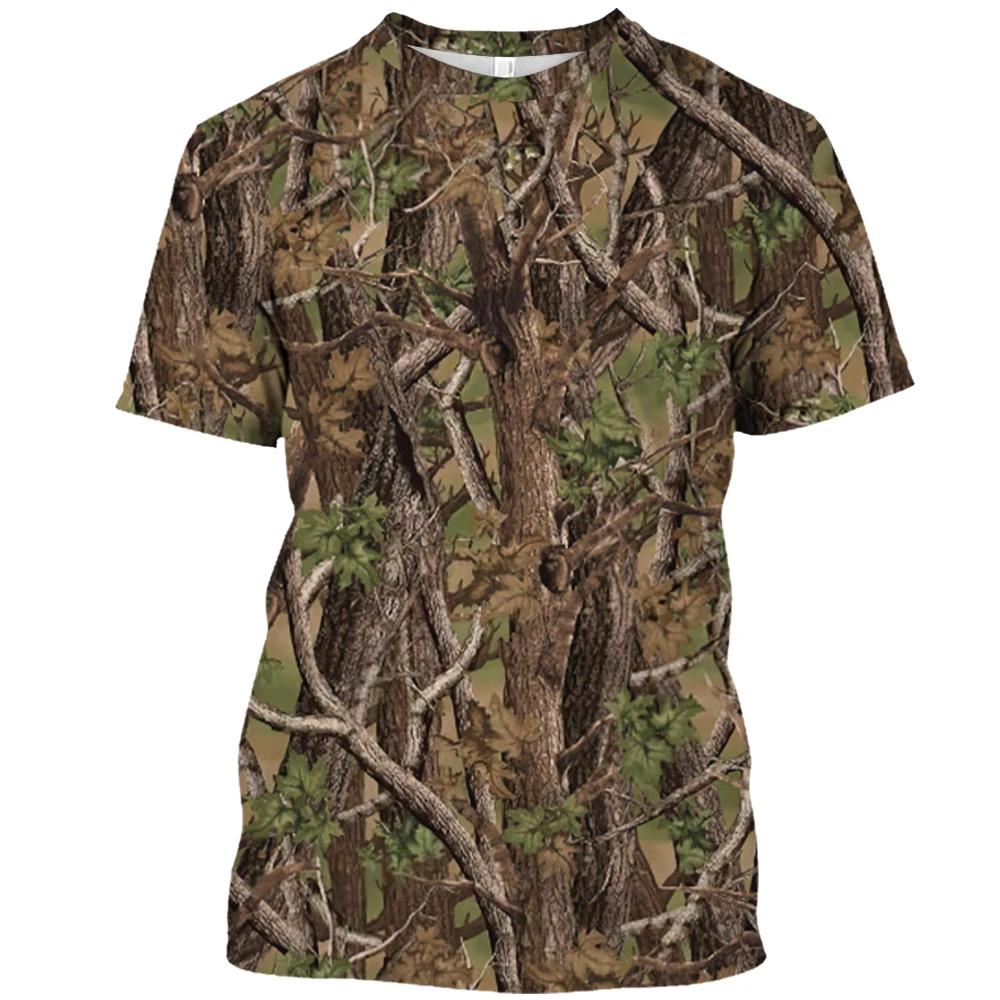 Hunting And Camping In Jungle - T-shirt Summer Jungle Camo Pretender T-shirt