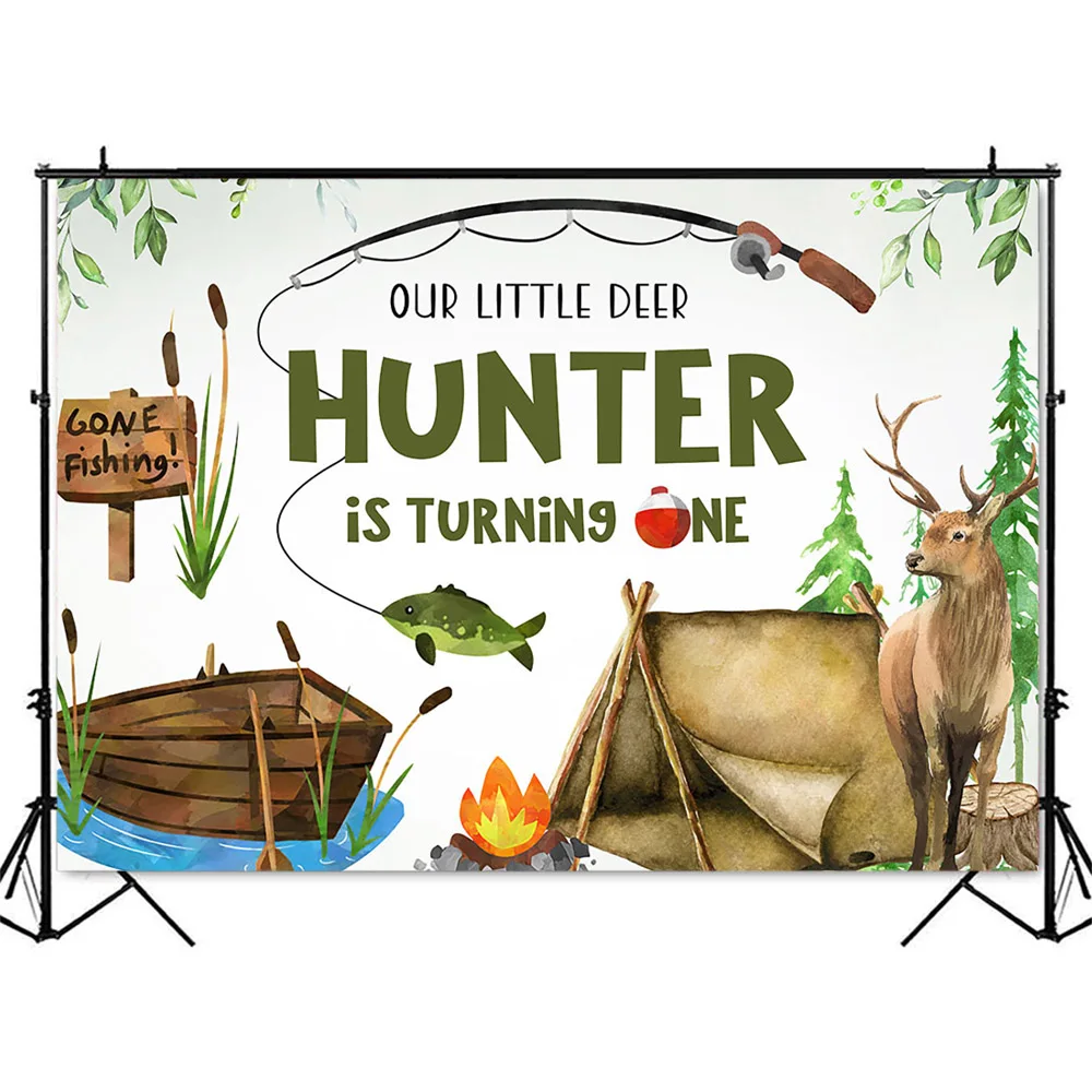 Caccia Pesca Compleanno Sfondo - Hunting Outdoor Background recensione e prezzo